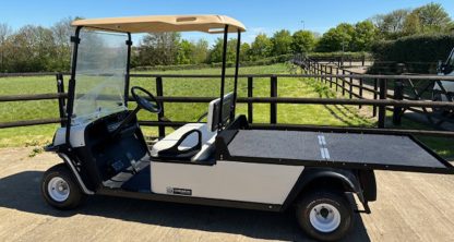 Cushman-shuttle-2-black-flatbed-left-side