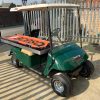 Ezgo-medical-vehicle-green-stretcher-front-right