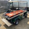Ezgo-medical-vehicle-green-stretcher-right