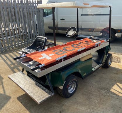 Ezgo-medical-vehicle-green-stretcher-right