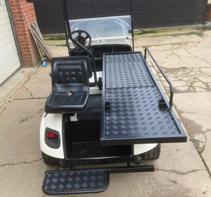 Ezgo-white-medical-vehicle-rear